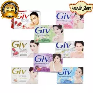 Sabun GIV White Skin Care Soap / Sabun Batang GIV / Skin Soap / Beauty Soap / GIV Hijab Parfume 76g