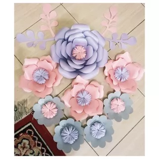 paket paper flower bunga kertas