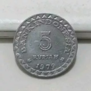 Koin 5 rupiah KB kecil tahun 1979