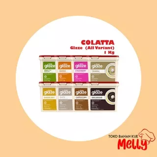 Colatta glaze 1kg topping donat dark tiramisu strawberry greentea matcha cappucino banana mangga