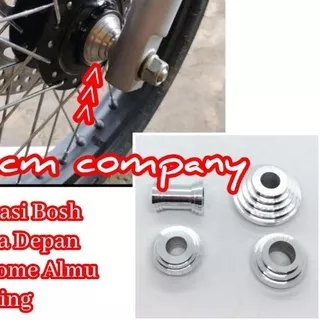 Fulset Bosh Bos Roda Tromol Variasi Chrome Buat Rx king - Depan Belakang Rxking