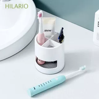 HILARIO Multifunctional Toothpaste Organizer Removable Chopsticks Box Toothbrush Holder Stand Convenient Storage Shelf Organizer Bathroom Accessories Razor Drain Rack/Multicolor