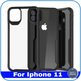 Casing Apple IPhone 11 6.1 Premium I-six Luxury Transparant Focus Soft Hard Case Shockproof
