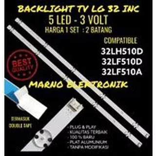 LAMPU BL BACKLIGHT LED TV LG 32INCH 32LH510D 32LF510D 32LF510A 5K 3V LG 32IN 32LH510 32LF510 NEW
