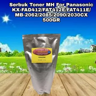 Serbuk Toner MH Khusus For Panasonic KX-FAD412E 412 KXFAD412 MB2085 MB2090 MB2030CX MB2038 500gr