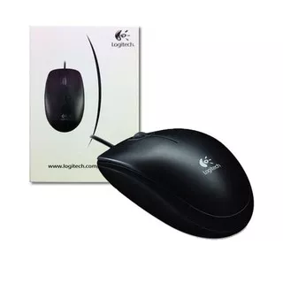 Mouse Logitech Usb B100 Original Garansi 1 Tahun