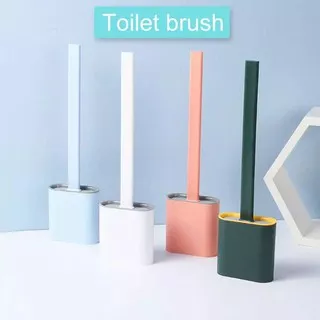 Sikat Kloset Silikon Brush Closet Pembersih Kloset Toilet WC
