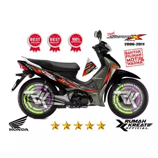 SUPRA X 125-2006-2011 wave 125 R STRIPING VARIASI HONDA RK-01