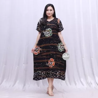 Dianputri - Daster Maura Batik Cap Rayon Grade A Busui Resleting depan | Dastee Wanita Kekinian | Daster Viral