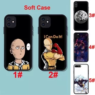iPhone 8 7 6S 6 Plus 8+ 7+ 5 5S SE 2020 2016 Soft Casing Cover One Punch Man Saitama Garou Phone Case