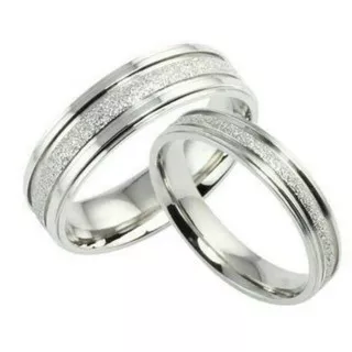 Cincin pasangan silver bling unik/cincin nikah Perak 925 original12 CINCIN KAWIN PERAK COUPLE