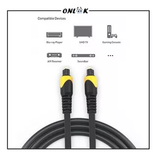 Kabel Optic Digital Audio Toslink 1,5 Meter / Aplifier Cable Blu Ray Xbox 1,5m / Audio Adapter Fiber Optical