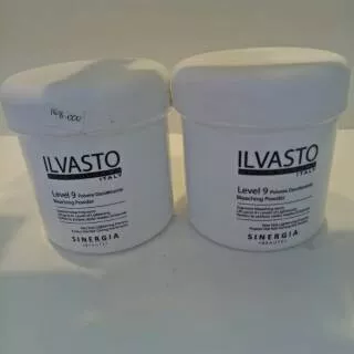 Bleaching rambut ilvasto / bleaching ilvasto powder 250gr / bleaching level 9 made in italy