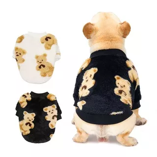 Hangat Pakaian Anjing Lucu Musim Dingin Kucing Anjing Sweater Bulu Hewan Peliharaan Pakaian untuk Bahasa Perancis Bulldog Chihuahua Teddy Kucing Pakaian Anjing Kostum Pakaian Hewan Peliharaan