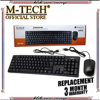 keyboard mouse usb mtech stk 05/combo keyboard mouse mtech stk 05
