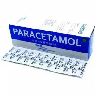 Paracetamol tablet 1 strip isi 10kaplet