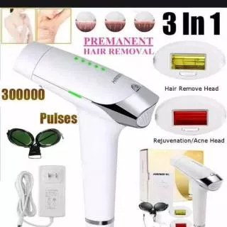 Alat IPL laser portable 3 fungsi hair removal-acne-rejuve