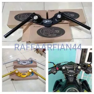 STANG JEPIT PLUS DUDUKAN SEGITIGA SETANG MOTOR HONDA CB150R NEW/OLD megapro monoshock/megapro primus