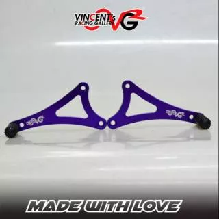 Footstep Drag Matic VRG RACING Almunium