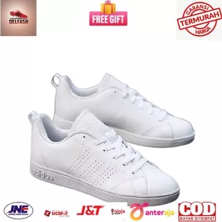 Sepatu Adidas Neo Advantage Full white Original - Sneakers Original Adidas Neo Advantage Clean Shoes
