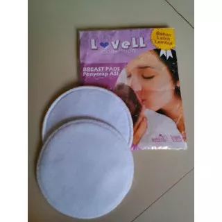 Penyerap asi lovell isi 2/Breastpad lovell/Penyerap ASI Cuci Ulang