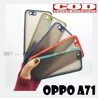 Accessories Hp Case OPPO A71 Skin Feel Matte Case Frame Transparent