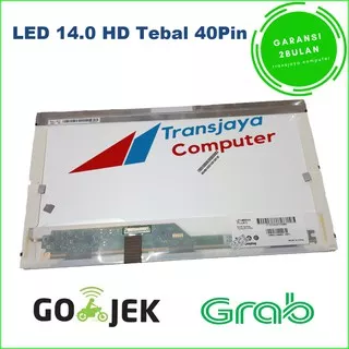 Layar LED LCD Laptop Asus A42, Asus A42D, Asus A42F, Asus A42J, Asus A42JC LED 14.0 Tebal Original