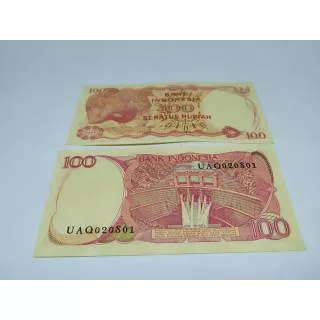 Uang kuno 100 rupiah goura Victoria