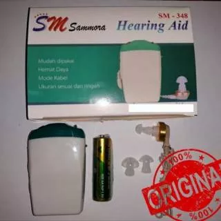 Alat Bantu dengar sammora tipe SM 348 Hearing Aid Alat bantu Dengar Dengan Kabel Jenis SM 348