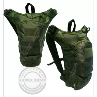 tas sepeda army tas ransel sepeda army mini hijau polos