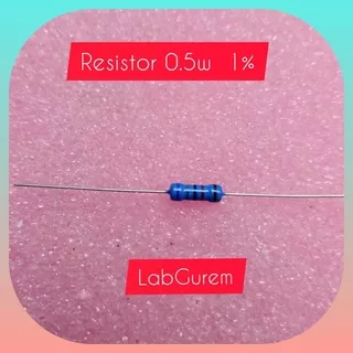 RESISTOR METAL FILM  10 PCS 12K  33OHM 47OHM 68K  1/2 W 0.5 W  0.5W  1%  KAKI TEMBAGA TEBAL TIDAK NEMPEL MAGNET