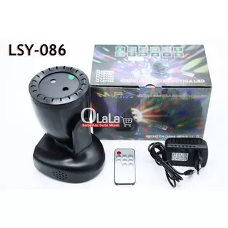 LAMPU MINI LASER DISCO  Moving Head Putar - LSY 086