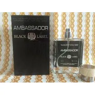 NEW !!! PARFUM ORIGINAL AMBASSADOR BLACK LABEL 120 ML