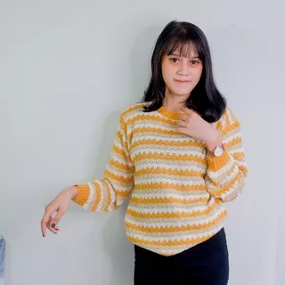 Sweater Rajut Wanita/Ziggi Sweater