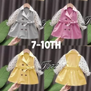 BLAZER ANAK PEREMPUAN / DRES ANAK/ KIDS PRINCES - NL/ BLESER POLKADOT ANAK