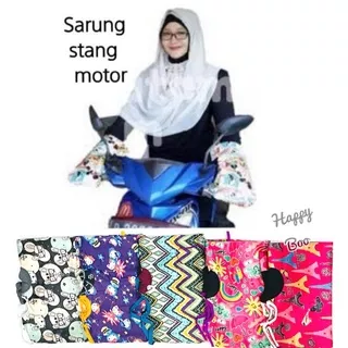 Sarung tangan stang motor motif doraemon bunga high quality bagus hello kitty kucing