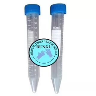 Tabung Plastik Centrifuge Tube Centrifuge Tutup Ulir 15ml 25pcs Tabung Sentrifuge