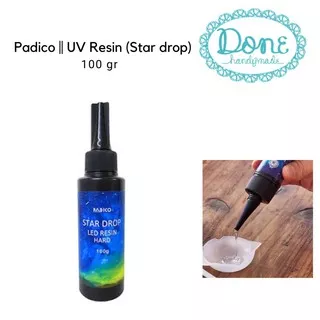 Padico star drop uv LED resin padico resin bening resin kerajinan tangan bahan kerajinan tangan donehandymade done handymade jual bahan kerajinan tangan