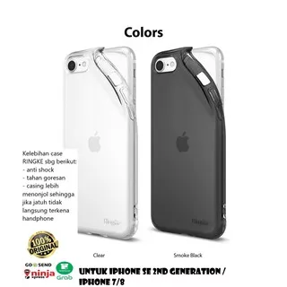 Softcase slim iPhone SE 2 / iphone 7 / iphone 8 Rearth Ringke Air