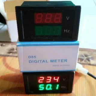 Voltmeter hz meter digital