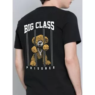 kaos distro beruang teddy bear MOSCHINO pria wanita 100% sablon halus plastisol / KAOS KATA KATA / kaos oversized pria wanita