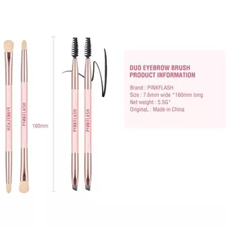 Brush Multi Use Duo Brush Eyebrow And Eyeshadow Brush Professional Makeup Tool Kuas Makeup Brush PF-T04