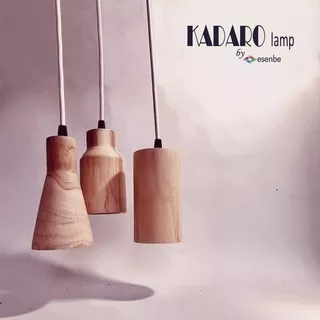 lampu gantung kayu/ lampu hias kayu / lampu dinding kayu / lampu tidur kayu JATI ASLI - KADARO lamp