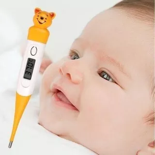 Termometer Digital Pengukur Suhu Badan Bayi Anak Karakter Thermometer