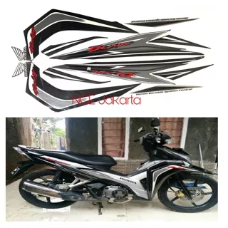 STIKER STRIPING HONDA BLADE 2012 HITAM