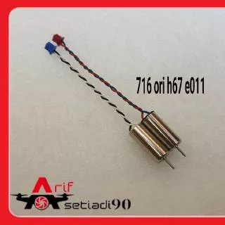 ORIGINAL 2pcs 716 motor dinamo ori eachine jjrc e011 60000rpm drone BARU MURAH