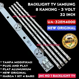 BACKLIGHT TV LED SAMSUNG 32 INC UA 32EH4000 32EH4003 32EH4500 32EH5000 LAMPU BL 8K 3V UA UA32EH4000 UA32EH4003 UA32EH4500 UA32EH5000 32EH 8 KANCING 3V