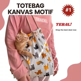 TOTEBAG KANVAS MOTIF TALI SUMBU | TOTEBAG WANITA|TOTEBAG TALI SUMBU|TAS KANVAS PREMIUM|TAS KULIAH