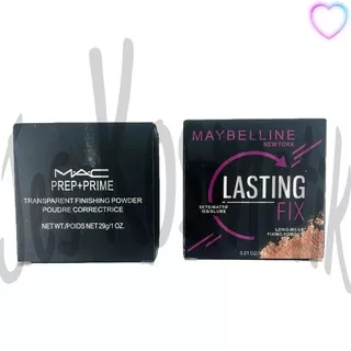 MYB Bedak Tabur Lasting Fix Make Up Mac Transparent Finishing / Grosir Kosmetik / Lusinan