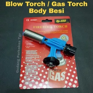 LPG Gas Torch Body Besi / Blow Torch Tabung Hicook / Kepala Gas Torch Besi